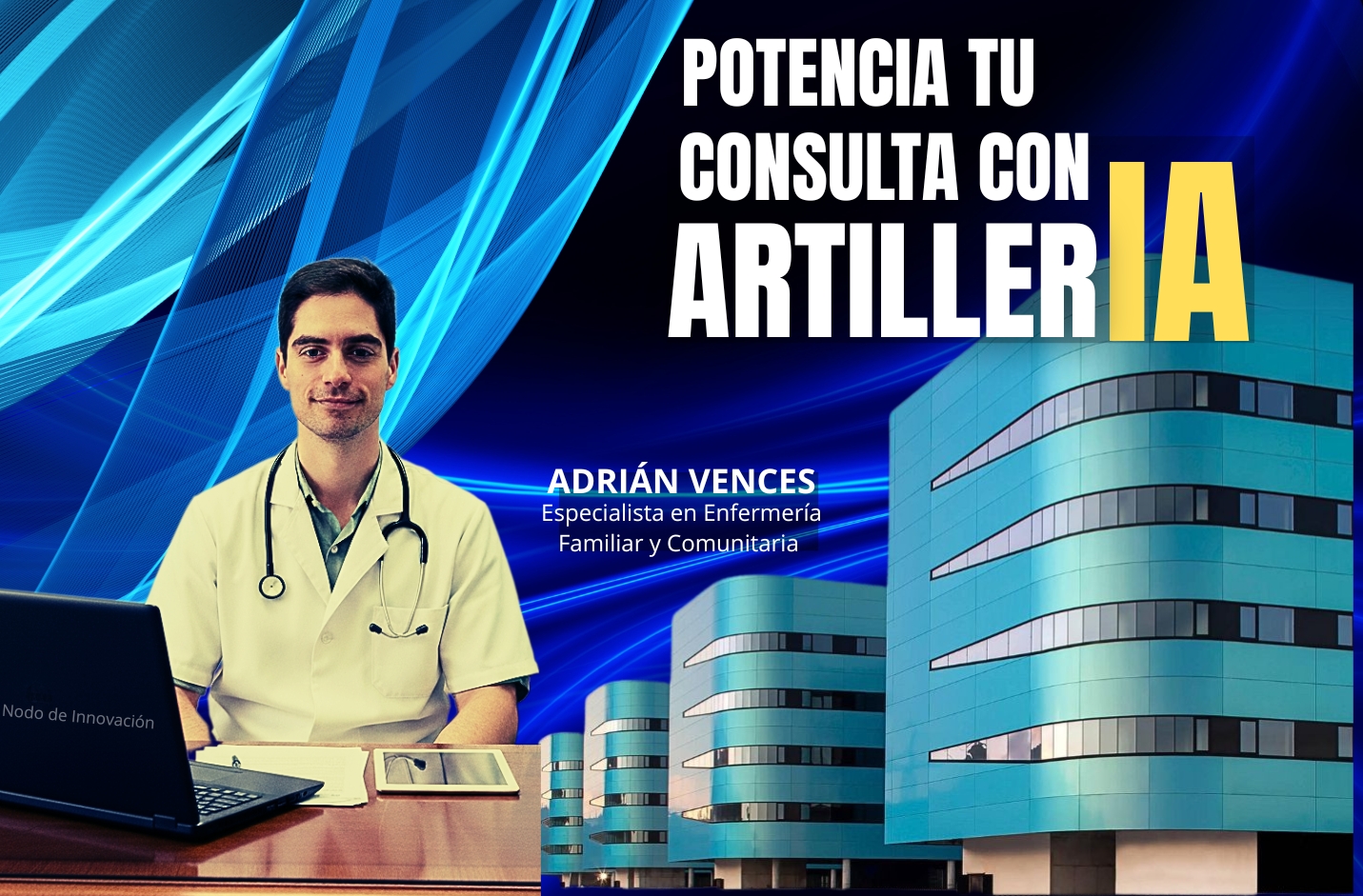 Adrián Vences Garrido en su consulta